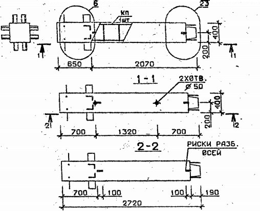 Колонна 2КВ 36.27-5-с Серия 1.020.1-2с/89