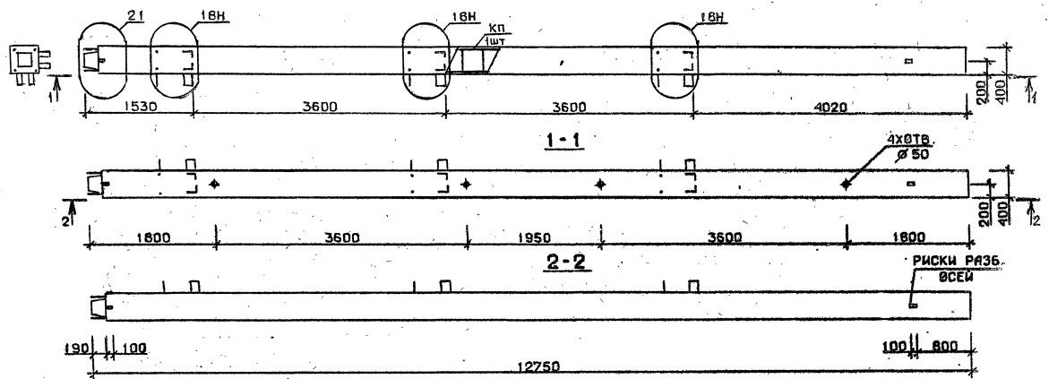 Колонна 5КН 36.128-13-н Серия 1.020.1-2с/89