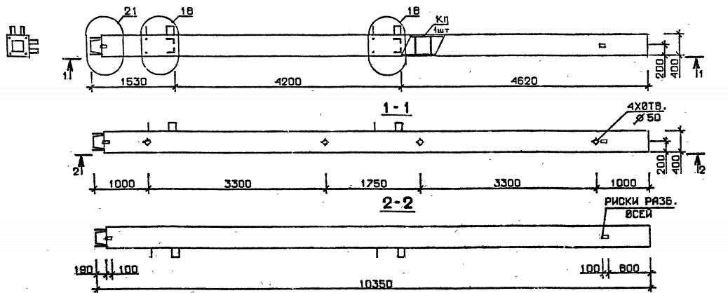 Колонна 5КН 42.104-6 Серия 1.020.1-2с/89