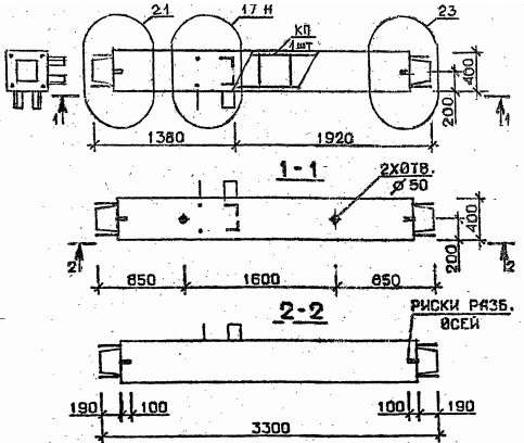 Колонна 5КС 33.33-1-сн Серия 1.020.1-2с/89